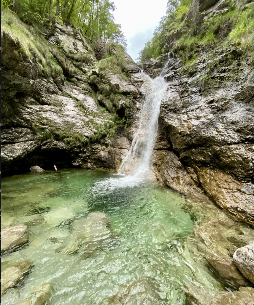 Pozze Smeraldine Wasserfall
