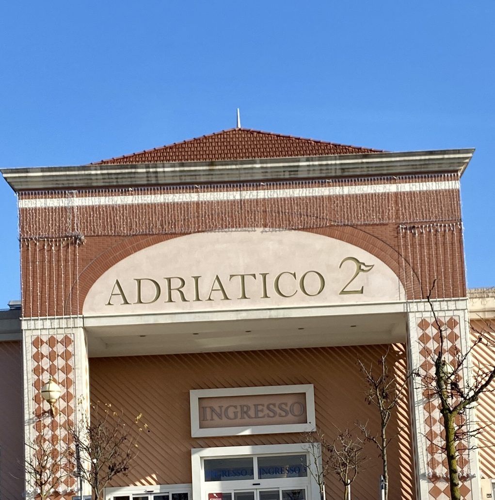 Eingang Centro Commerciale Adriatico2 in Portogruaro